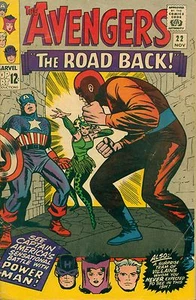 *MARVEL (1965) THE AVENGERS #22 -- November - "The Road Back!" - 6,5 FN+ - Bild 1 von 2