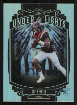 2021 Panini Legacy Under the Lights Silver #19 Caleb Farley - Image 1 of 2