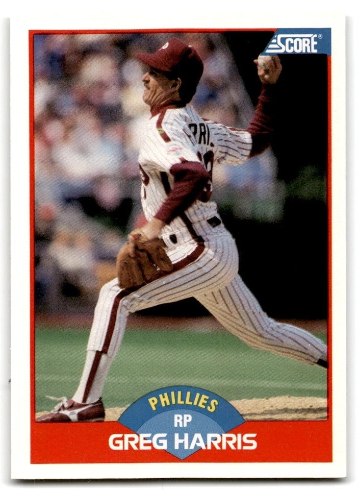 1989 Score Greg Harris Philadelphia Phillies #476 - Image 1 of 2