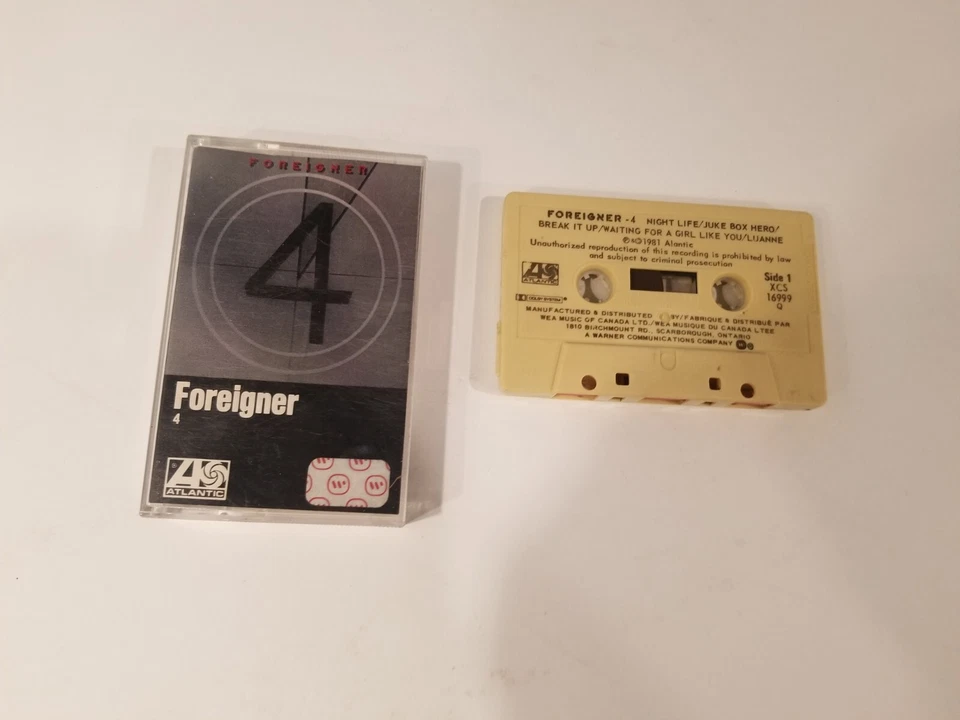 Foreigner - 4 - Cassette Tape - Image 1 of 1