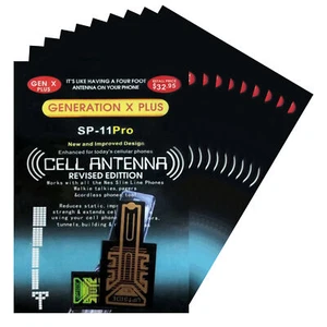 10 pièces autocollants de protection amplificateur d'antenne d'amélioration du signal de téléphone portable - Photo 1 sur 12