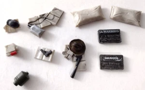 McFarlane THE WALKING DEAD Prison Catwalk Building Block Toy Set SPARE PARTS LOT - Picture 1 of 3