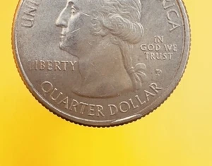 Cud-2018 P Cumberland Island Quarter error nice size cud on a ATB series - Picture 1 of 15