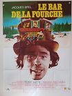 Movie Poster Original 1972, From The Cinemas Of Paris,Jacques Brel, 120X160cm