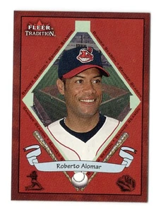 ROBERTO ALOMAR 2002 Fleer Tradition #492 Banner Year Indians Baseball Card -NRMT - Picture 1 of 2