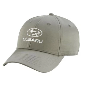 Genuine Subaru Grey Recycled rPET Cap Hat Impreza STI WRX Forester Outback NEW - Picture 1 of 2