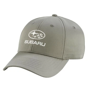 Genuine Subaru Grey Recycled rPET Cap Hat Impreza STI WRX Forester Outback NEW - Image 1 of 2