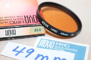 New Vtg HOYA HMC 49mm 85 Warm FILTER Japan MultiCoated 85 Conver/Light Balance - Picture 1 of 10