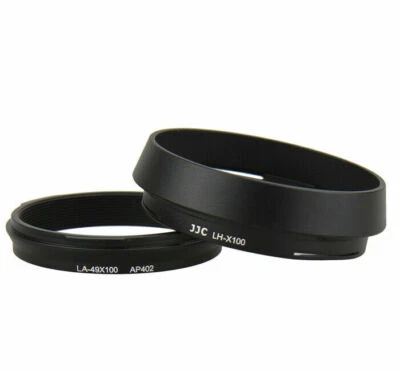 JJC BLACK Metal Lens Hood replace LH-X100 L for FUJIFILM X100F X100S X100T X100V