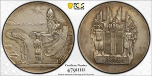 🇮🇸 Iceland 10 Kronur X#3 1000 Years Althing Thule King PCGS AU-58 🔥Rare!** - Picture 1 of 1