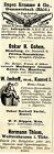 GWIZDKI - MANUFAKTURY Różne reklamy historyczne z 1908 roku