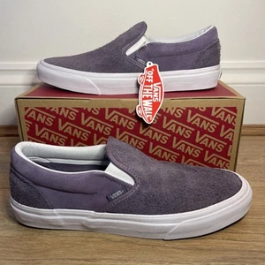 Vans Classic Slip-On Hairy Suede Purple Sage - Picture 1 of 6