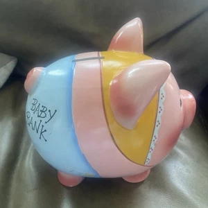 Baby Lindo pañuelo alcancía de Lindsey Jordan para parche de cerdito 7”t con tapón - Imagen 1 de 5