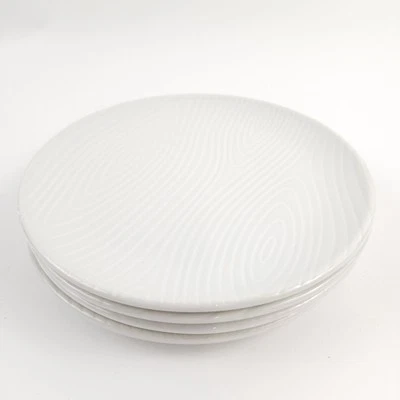 Juego de 4 platos de ensalada Temp-tations Woodland White Foto 1 de 4