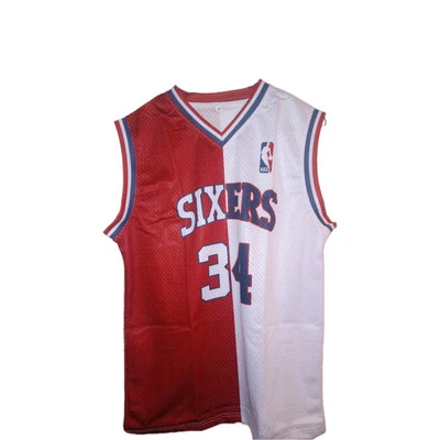 CAMISETA PERSONALIZADA CHARLES BARKLEY SPLIT 76ERS TALLA PEQUEÑA  Foto 1 de 4