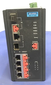 ADVANTECH EKI-7710G-2CPI-BE Industrial Ethernet Switch - Picture 1 of 8