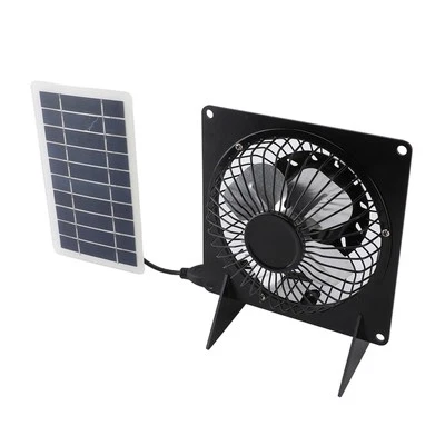 10W Solar Powered Abluftventilator Effizient Energie Sparen Solar Powered V - Bild 1 von 4