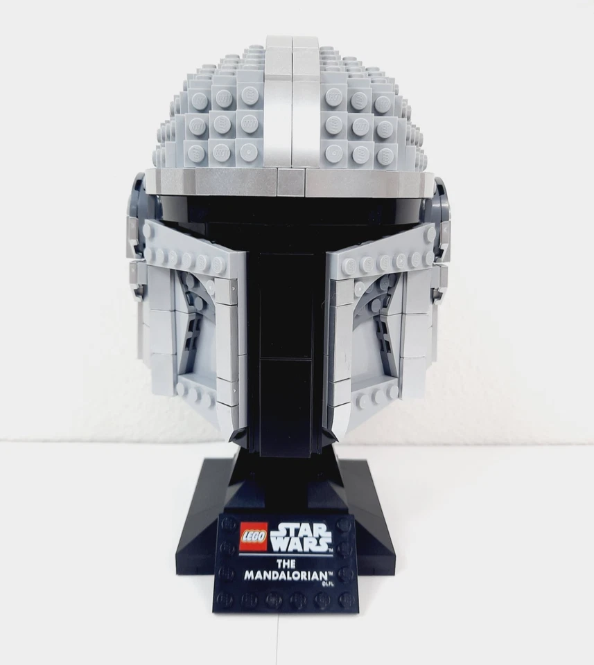 Lego Star Wars Mandalorian Helmet Set #75328 Complete, No Box or Instructions - Image 1 of 4