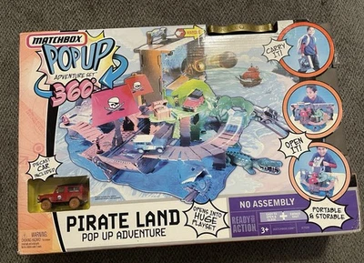 Matchbox Fold & Go 3D Pop Up Playset Pirate Ship BRAND NEW SEALED Rare HTF - Image 1 of 4