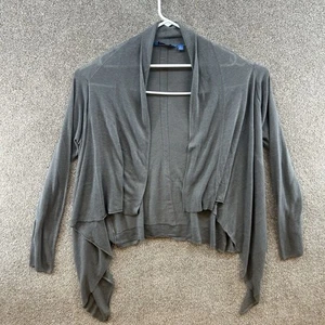 Simply Vera Vera Wang Women's Cardigan Open Front Size XL Gray Long Sleeve - Picture 1 of 11