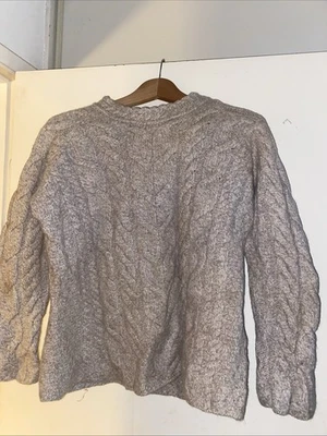 Шерстяные мельницы Barneys шерсть мериноса коренастый рыбак богемное Ирландия свитер фестиваль - Изображение 1 из 4