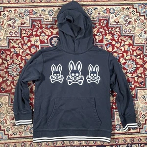 Psycho Bunny Boys Blue Hoodie Size Large Casual - Picture 1 of 6
