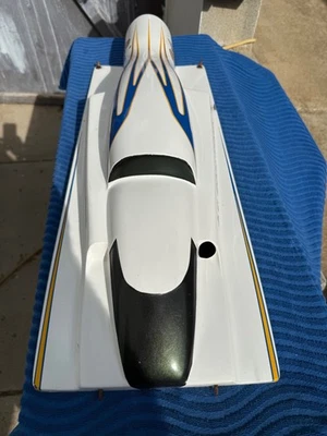 Used  RC Boat Works  Stryker F-41 Cat COWL MADE N USA zenoah,quickdraw,rcmk - Image 1 of 4