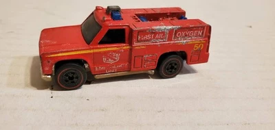 Vintage 1974 Hot Wheels Redline Emergency Unit Mattel Inc Hong Kong - Image 1 of 4