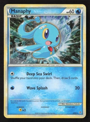 Manaphy Holo Rare Unleashed 3/95 LP - Image 1 of 2
