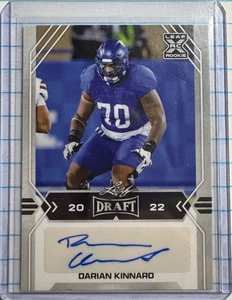 2022 Leaf Draft - Autographs Darian Kinnard #BA-DK1 (AU, RC) - Picture 1 of 3