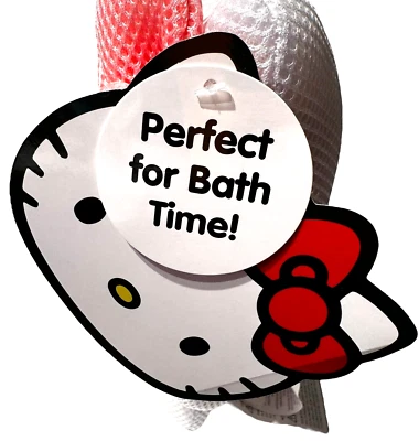 Bath Time Hello Kitty Sanrio Pink White Plush 2023 - Image 1 of 4