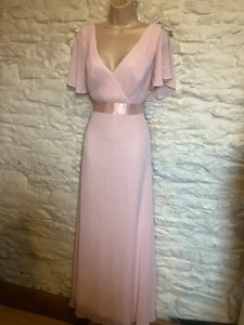 BNWT Pale Pink Bridesmaid Party Evening Dress BallGown Plus size 20 - Picture 1 of 10