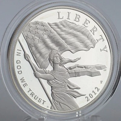 2012-P Star Spangled Banner Bicentennial Commemorative Silver Dollar Mint Set  - Image 1 of 4