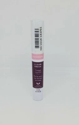 COVERGIRL, ACEITE DE LABIOS TEÑIDO FRESCO LIMPIO, # 150 UVAS AGRIAS Foto 1 de 3