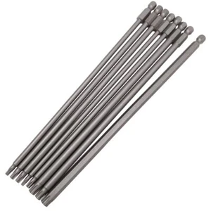 8pcs 200mm/7.9" Long Torx Head Screwdriver Bit Set Magnetic Tamper Proof Secu... - Picture 1 of 7