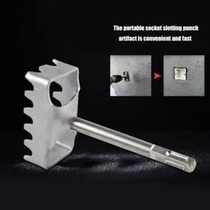 86 Line Box Socket Hole Punching Quick Electric Hammer Open Hole Tool Hardware - Picture 1 of 10