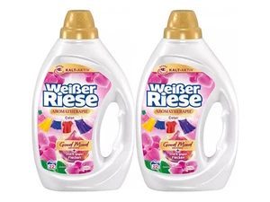 Weißer Riese Color Gel Aromatherapie Orchidee Colorwaschmittel recycelbar 2x22WL - Bild 1 von 6