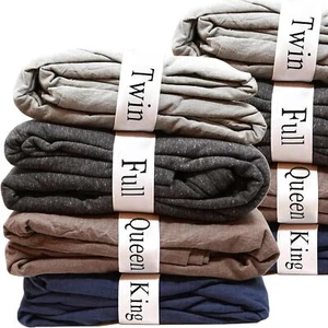 Bed Sheet Organizer and Storage Size Label Bands | Mix 8PCs Pack, White - Picture 1 of 9