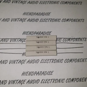 VISHAY KKA-7 100R 7W 10% 7x7mm non Flamm Wirewound TUBE AMP RESISTORS! 4pcs! - Imagen 1 de 2