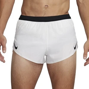 Nike ADV Aeroswift Mens 2” Racer Running Shorts S White Brief Lined. FN3349-121 - Picture 1 of 6