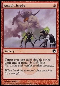 *MRM* FR/VF 4x Assaut Stroboscopique - Assault Strobe MTG Scars of mirrodin - Picture 1 of 1