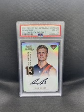 2022 Ben Hobbs AFL Select Optimum Draft Pick Signature 03 Of 85 PSA 8 #DPSG13