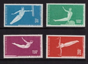 Níger 1970 Sport World Gimnastics Set MNH sellos como nuevos - Imagen 1 de 1