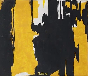 Clyfford Still Signed Abstract Expressionist Oil Painting on Canvas-American Art - Picture 1 of 4