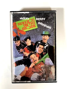 NEW KIDS ON THE BLOCK Merry Merry Christmas Cassette Tape 1989 NKOTB - Picture 1 of 5