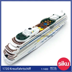 Siku Diecast Cruise Ship AIDAluna Cruiseliner Model Ships Toys Gifts  1: 1400  - Picture 1 of 11