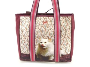 Anya Hindmarch Tote bag Pink Nylon leather Woman Authentic 30×29cm excellent - Picture 1 of 12