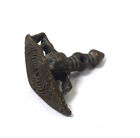 19c Laiton Antique Tampon Teinture Pour Religieux Tilak / Henné & Corps G46-325