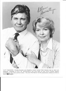 ELLEN BURSTYN FIRMATO 8 X 10 B & W FILM PROMO FOTO "ATTO DI VENDETTA" AUTOGRAFO - Foto 1 di 1