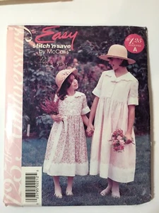 Stitch 'n Save P221 Size 7-14 Girls' Dress - Picture 1 of 2
